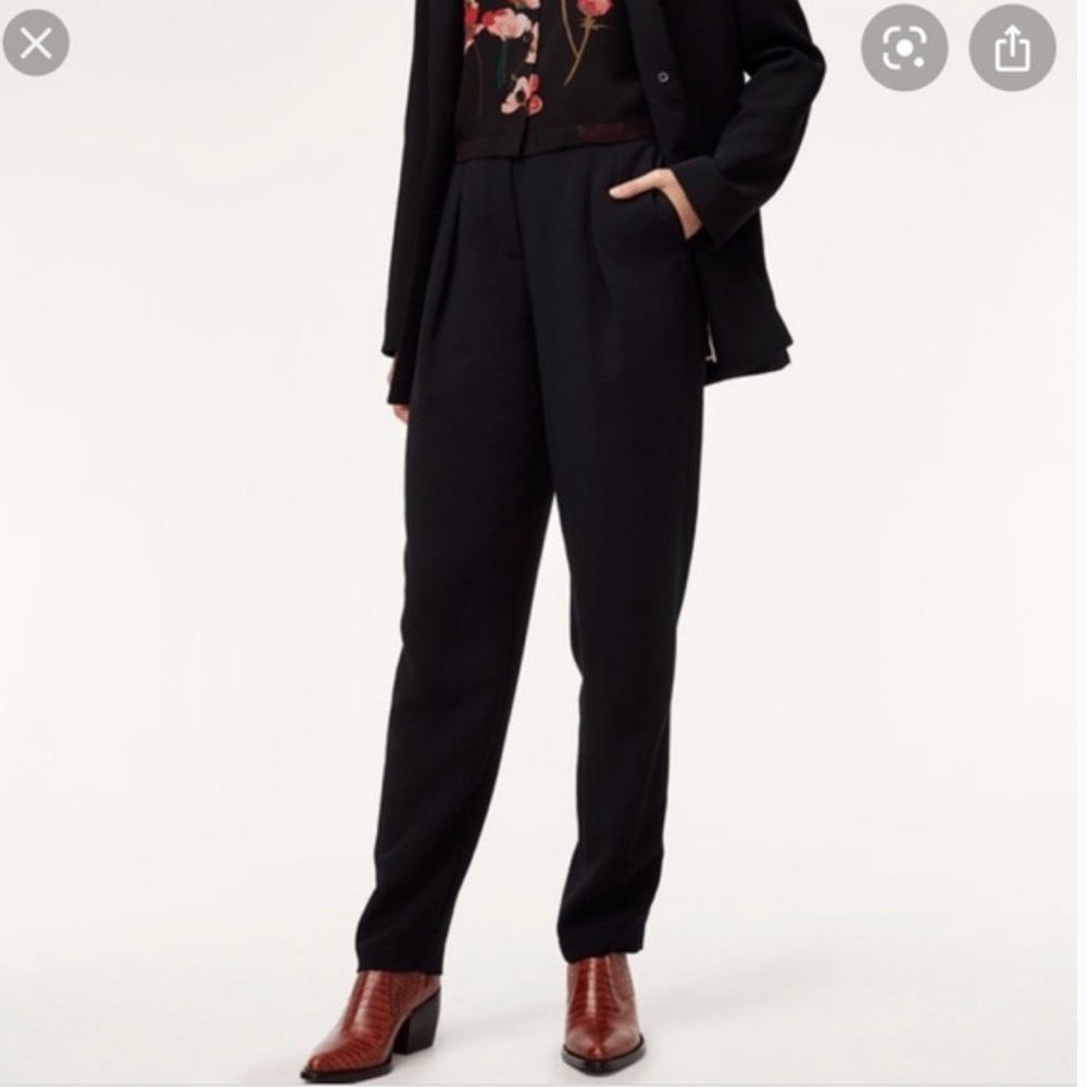 Wilfred Black Pants | Aritzia